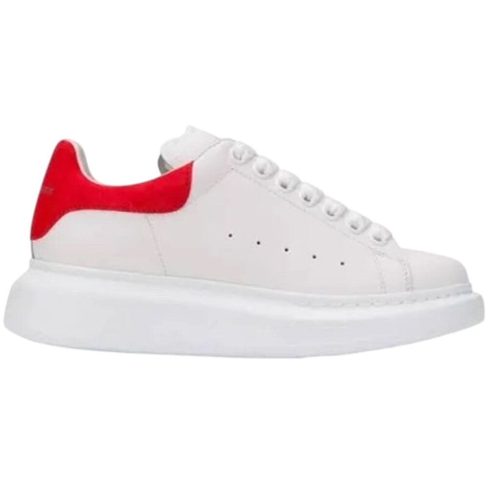 Alexander McQueen NIB Oversized Sneakers in White/Red Size 40E